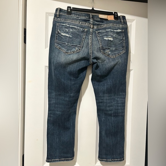 NWT BKE BUCKLE JEANS Stella Ankle Skinny Stretch Cropped Cuffed Jean - Picture 7 of 16